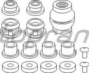 107 673 HP 107 673 ZESTAW NAPRAWCZY DZWIGNI ZMIANY BIEGOW VW GOLF,JETTA (ZEST.TULEJEK) OE 191798211S SZT HANS PRIES MULTILINIA HA [871735] - 2174973310