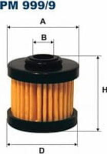 PM 999/9 F PM999/9 FILTR PALIWA FILTR DO INSTALACJI GAZOWYCH ROMANO /20,5X6X--X20,5/ SZT FILTRY FILTRON [874481] - 2175018363