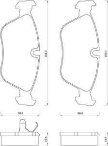 457481 FOM 457481 KLOCKI HAMULCOWE VOLVO 850/ C70/ S70/ V70 GR.19,5MM* FOMAR KLOCKI ZACHODNIE [877788] - 2174999211