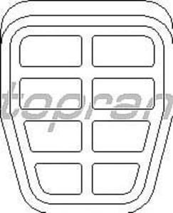 103 409 HP 103 409 NAKLADKA GUMOWA PEDALU SPRZEGLA I HAMULCA VW/AUDI/SEAT HANSPRIES OE 321721173 SZT HANS PRIES MULTILINIA HANS P [878924] - 2174994165