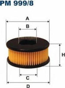 PM 999/8 F PM999/8 FILTR PALIWA FILTR DO INSTALACJI GAZOWYCH LANDI RENZO /36X14,5X14,5X36X15,5/ SZT FILTRY FILTRON [883836] - 2174972161