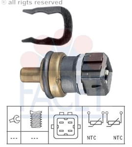 7.3232 KW 530232 CZUJNIK TEMP SILNIKA WODY EPS 1.830.232 - AUDI A4/A6/COUPE 1.6/1.8/2.6/2.8/1.9 TDI OE 058919501A SZT KW KW ELEKTRYKA KW [863777] - 2175006324