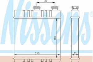 72660 NIS 72660 NAGRZEWNICA OPEL ASTRA G II 02/98-04/04 ASTRA G II 98 TYP BEHR (5508N81X) SZT NISSENS CHLODNICE NISSENS [871353] - 2175000161
