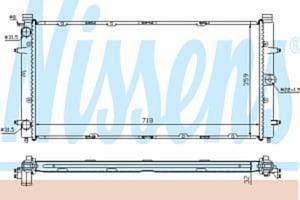 65273A NIS 65273A CHLODNICA VW TRANSPORTER T-4 8/96-08/03 2.5 TDI SZT NISSENS CHLODNICE NISSENS [872130] - 2174998825