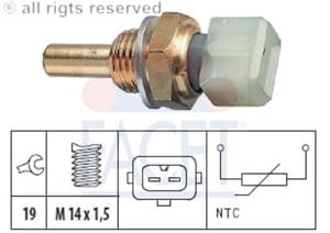 7.3126 KW 530126 CZUJNIK TEMP SILNIKA WODY EPS 1.830.126 - AUDI A6/A8 BMW 5/7/8 SEAT TOLEDO 91-96 GOLF II 1,3/1,8/2,0 -91 SZT KW KW ELEKTRYKA (GR [878754] - 2174979047