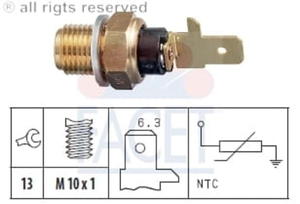 7.3154 KW 530154 CZUJNIK TEMP SILNIKA WODY EPS 1.830.154 - SEAT /SKODA OCTAVIA 1,9 TDI/VWBORA.GOLF III/IV PASSAT SZT KW KW ELEKTRYKA KW [879292] - 2174974379