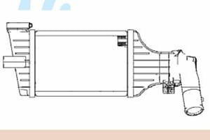 96788 NIS 96788 CHLODNICA INTERCOOLER OPEL ASTRA II ZAFIRA 1.7TD SILNIK Y17DT SZT NISSENS CHLODNICE NISSENS [880776] - 2174991905