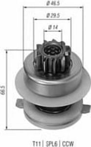 940113020155 MM AMB0155 BENDIX ROZRUSZNIKA - LADA SAMARA MAGNETI MARELLI ALTERNATORY I ROZRUSZNIKI...