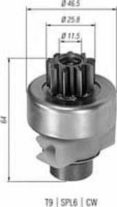 940113020247 MM AMB0247 BENDIX ROZRUSZNIKA - FIAT CNQ 700-900 UNO 1.0 1.4 TIPO 1,1-1,6 (ROZR MAGNETI) SZT MAGNETI MARELLI ALTERNATORY [881913] - 2175016783