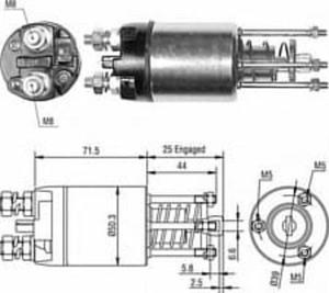 940113050460 MM AME0460 AUTOMAT ROZRUSZNIKA-WLACZNIK FIAT CNQ 900 / TIPO TEMPRA UNO SZT MAGNETI...