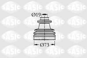 2933813 SA 2933813 OSLONA PRZEGUBU HOMOKIN- CITTROEN SAXO 1,1/1,4/1,5D 96 PEUGEOT 106 96 SASIC ZAWIESZENIE SASIC [862681] - 2174981094