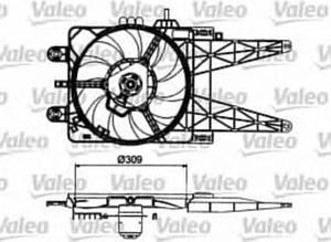 698483 V 698483 WENTYLATOR CHLODNICY FIAT PUNTO II 99-09/05 1.2 8V-16V TYP VALEO SZT VALEO CHLODNICE VALEO [866531] - 2174972794