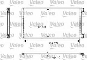 817684 V 817684 KLIMATYZACJA CHLODNICA-SKRAPLACZ FIAT PUNTO II (07/99-- 01/01) 1.2 I, 1.2 I 16V, 188A4/5 SZT VALEO KLIMATYZACJA VALEO [871242] - 2175016554