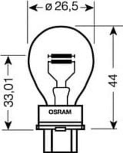 4008321090683 3157 ZAROWKA 12V 27W P27/7W W2,5X16Q 17945 SZT OSRAM OSRAM ZAROWKI OSRAM [877828] - 2174969150