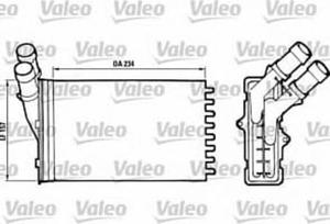 812005 V 812005 NAGRZEWNICA CITROEN BERLINGO 97-09/02 PEUGEOT PARTNER,CITROEN XSARA SZT VALEO CHLODNICE VALEO [884581] - 2174963777