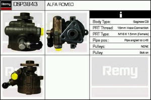 DSP3843 DR DSP3843 POMPA WSPOMAGANIA - ALFA ROMEO 156/166/GTV/SPIDER 97 - OE 46763561 SZT REMY PRZEKLADNIE POMPY WSPOMAGANIA REMY [886992] - 2174994374