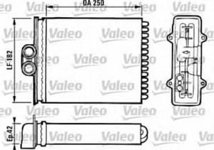 812118 V 812118 NAGRZEWNICA OPEL VECTRA 95-01 + KLIMA SZT VALEO CHLODNICE VALEO [889174] - 2175006808