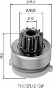 940113020439 MM AMB0439 BENDIX ROZRUSZNIKA - FORD ESCORT/MONDEO DIESEL/TURBODIESEL TYP MOTORCRAFT...