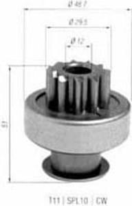 940113020450 MM AMB0450 BENDIX ROZRUSZNIKA - FIAT BRAVO BRAVA MAREA MULTIPLA,PALIO MAGNETI MARELLI...