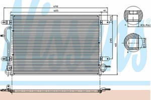 94583 NIS 94583 SKRAPLACZ KLIMATYZACJI AUDI A 4 / S 4 (00-): 2.0 I 16V A +, 1.9 TDI D M +, 2.0 FSI...