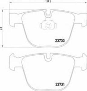 2373001 TX 2373001 KLOCKI HAMULCOWE BMW 5 E60 E61 03 WVA23730 KPL TEXTAR KLOCKI TEXTAR [906151] - 2175002567