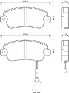 470881 FOM 470881 KLOCKI HAMULCOWE ALFA ROMEO 33, ARNA, SPRINT FOMAR KLOCKI ZACHODNIE [908093] - 2174958318