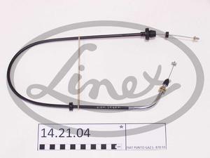 14.21.04 LIN 14.21.04 LINKA GAZU FIAT PUNTO 1.1/1.2 55/60/75 6-BIEGOW 93 ~1283P2~ SZT LINEX LINKI...