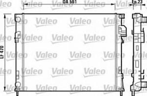 732853 V 732853 CHLODNICA RENAULT TRAFIC 01- - NISSAN PRIMASTAR 01- OPEL VIVARO 01- SZT VALEO CHLODNICE VALEO [910468] - 2174958677