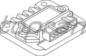 102 925 HP 102 925 MODUL ELEKTRONICZNY ZAPLONU VW GOLF II 1.05-1.8 80-91 OE 191905351A SZT HANS PRIES MULTILINIA HANS PRIES [910499] - 2174964110