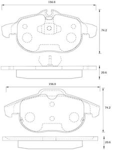 689581 FOM 689581 KLOCKI HAMULCOWE OPEL VECTRA, SAAB 9-3, VAUXHAL KPL FOMAR KLOCKI ZACHODNIE [910588] - 2175006148