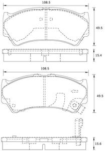 692981 FOM 692981 KLOCKI HAMULCOWE SUZUKI BALENO FOMAR KLOCKI ZACHODNIE [910599]