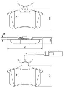 904581 FOM 904581 KLOCKI HAMULCOWE FORD GALAXY, SEAT ALHAMBRA, VO FOMAR KLOCKI ZACHODNIE [910621] - 2174981765