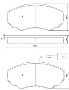 909781 FOM 909781 KLOCKI HAMULCOWE CITROEN JUMPER, RELAY, FIAT DU FOMAR KLOCKI ZACHODNIE [910649] - 2174980736