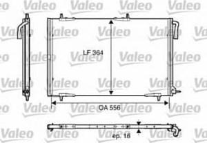 818001 V 818001 CHLODNICA PEUGEOT 206 1.6 16V/1.4HDI/2.0HDI 03- VALEO SZT VALEO CHLODNICE VALEO [913062] - 2174981778