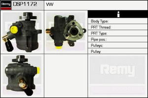 DSP1172 DR DSP1172 POMPA WSPOMAGANIA - VW TRANSPORTER IV 90 - OE 074145157C SZT DELCO REMY PRZEKLADNIE POMPY WSPOMAGANIA REMY [919461] - 2174958800