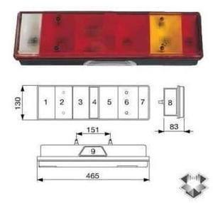 L0030L SER L0030L LAMPA TYL ZESPOLONA 7 SEGMENTOWA LEWA MAN VOLVO GLADKA Z PRZEWODEM 7 SEGMENTO SZT SERTPLAS SERTPLAS STACH SERTPLAS [927410] - 2174992781