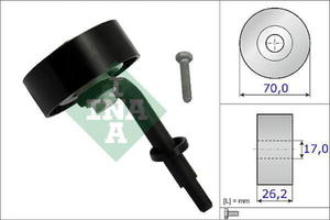 531 0783 10 L 531078310 ROLKA MICRO-V NAPINAJACA BMW SERIA 3/5/7/X3 (E-46/E-60/E-61/E-65/E-82) 2.0/2.5/3.0/3.5D 2001 - SZT INA ROLKI IN [929779] - 2174993166