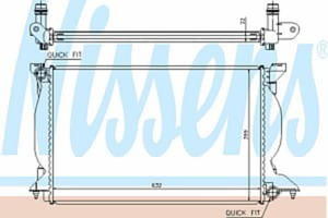 60302A NIS 60302A CHLODNICA AUDI A 4 / S 4 (00-) 2.5 TDI M + 2001/04 2002/06 SZT NISSENS CHLODNICE NISSENS [939499] - 2174968399