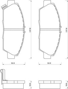 489081 FOM 489081 KLOCKI HAMULCOWE HONDA ACCORD/ ROVER 618I-620I GR.18,6MM* FOMAR KLOCKI ZACHODNIE [944207] - 2174983286