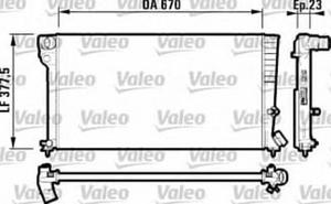 731744 V 731744 CHLODNICA CITROEN BERLINGO 97-09/02 /XSARA/PEUGEOT PARTNER/306 SZT VALEO CHLODNICE VALEO [956321] - 2174971351