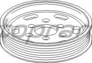 111 170 HP 111 170 KOLO PASOWE POMPY WSPOMAGANIA VW TRANSPORTER T5 OE 038145255A SZT HANS PRIES MULTILINIA HANS PRIES [979462] - 2174988327