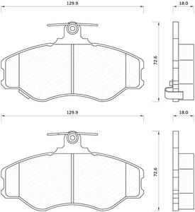 638381 FOM 638381 KLOCKI HAMULCOWE HYUNDAI H100/ H150/ H200 GR.18MM* FOMAR KLOCKI ZACHODNIE [979633] - 2175018249