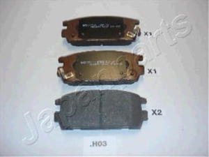 PP-H03AF JP PP-H03AF KLOCKI HAMULCOWE KIA SPORTAGE 2.0 CRDI 4WD TZL SZTJAPANPARTS HAMULCE JAPANPARTS [1258863] - 2175022918