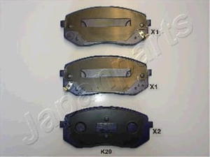 PA-K20AF JP PA-K20AF KLOCKI HAMULCOWE HYUNDAI I40 CW (VF) 1.6 GDI SZTJAPANPARTS HAMULCE JAPANPARTS [1258194] - 2175024304