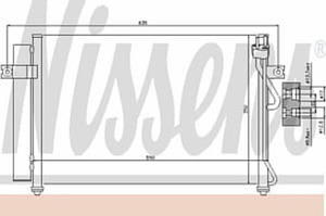 94815 NIS 94815 SKRAPLACZ KLIMATYZACJI SKRAPLACZ KLIMATYZACJI HYUNDAI GETZ 02 SZT NISSENS...