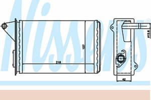 71429 NIS 71429 NAGRZEWNICA  FIAT UNO 83-88  216X156MM SZT NISSENS CHLODNICE (GJ) (GR) NISSENS [1480051] - 2175027017