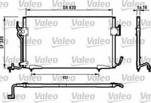 817042 V 817042 KLIMATYZACJA CHLODNICA-SKRAPLACZ CITROEN XSARA SZT VALEO KLIMATYZACJA (GJ) (PK) VALEO [1026179] - 2175030424