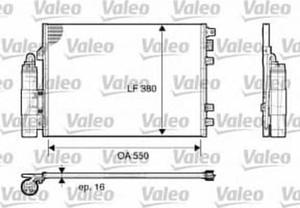 817661 V 817661 KLIMATYZACJA CHLODNICA-SKRAPLACZ RENAULT KANGOO II (03/03--) SZT VALEO KLIMATYZACJA (GJ) (PK) VALEO [1087620] - 2175030826