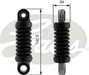 T38407 G T38407 TLUMIK DRGAN NAPINACZA MICRO-V CITROEN BERLINGO 1.9D +KLIMA +WSPOMAGANIE BEZ ROLKI GATES ROLKI (PG) (PK) GATES [1100328] - 2175030089