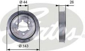 TVD1055 G TVD1055 KOLO PASOWE WALU KORB CITROEN BERLINGO/C2/C3/PEUGEOT 206 1.4/1.6 16V SZT GATES KOLA PASOWE WALU KORBOWEGO (PG) (PK) GATES [1112383] - 2175029605